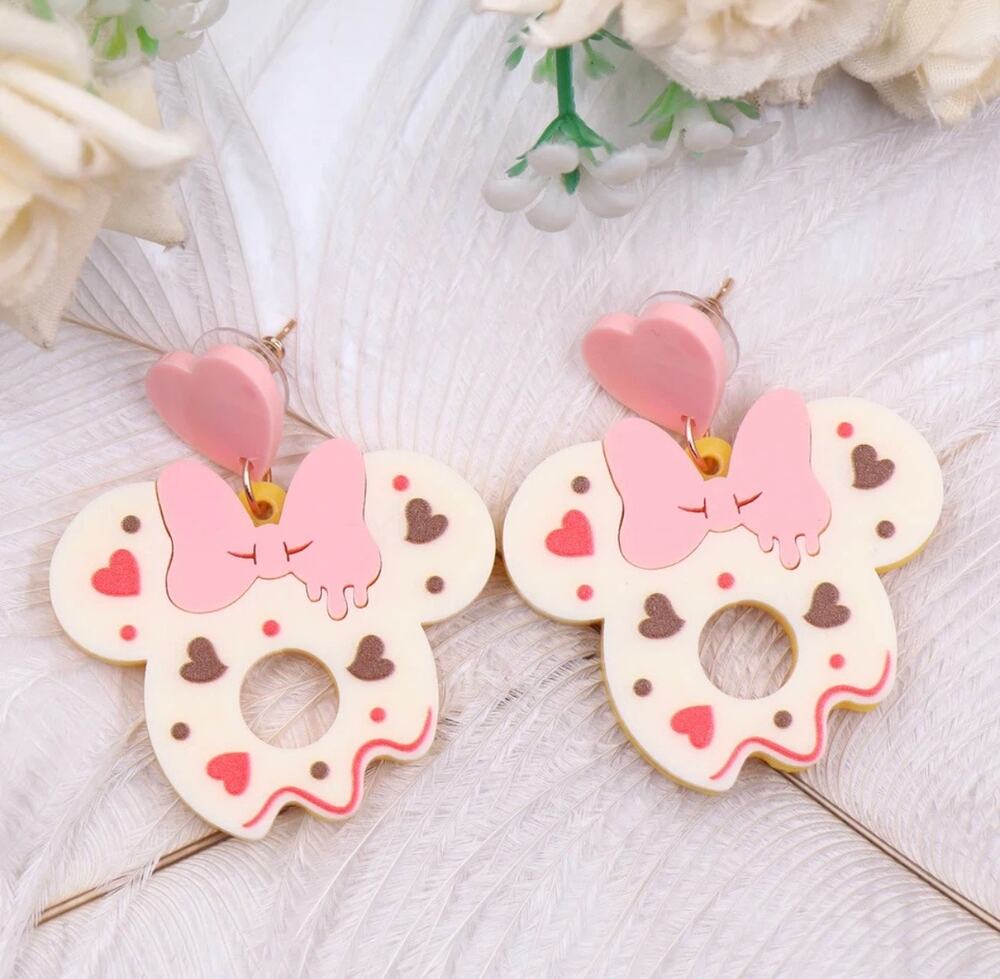 Mouse Doughnut Earrings